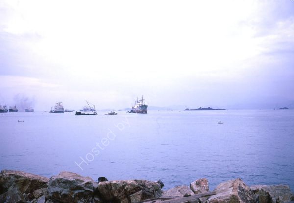 Capsised QE2 Ship, South China Sea, Hong Kong